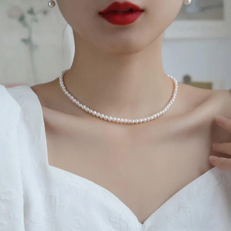 Luxury Double-layered Pearl Necklace Free Shipping 2025 Pearl Necklace for Women Fashionable Long Chain Dress Accessory