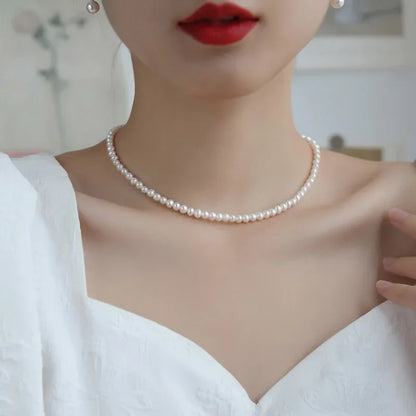 Luxury Double-layered Pearl Necklace Free Shipping 2025 Pearl Necklace for Women Fashionable Long Chain Dress Accessory